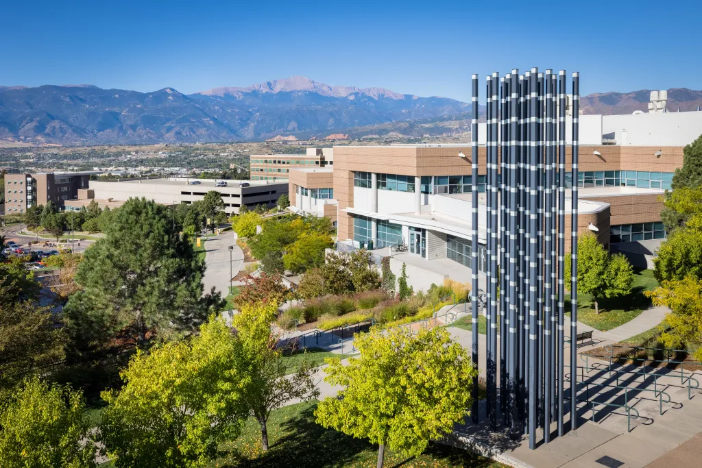 aerial view of Osborne Center for Science & Engineering (OCSE)